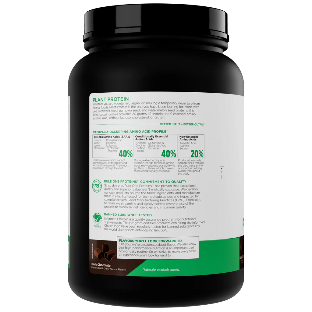 R1 - Plant Protein (20 serves) - PREORDER ONLY