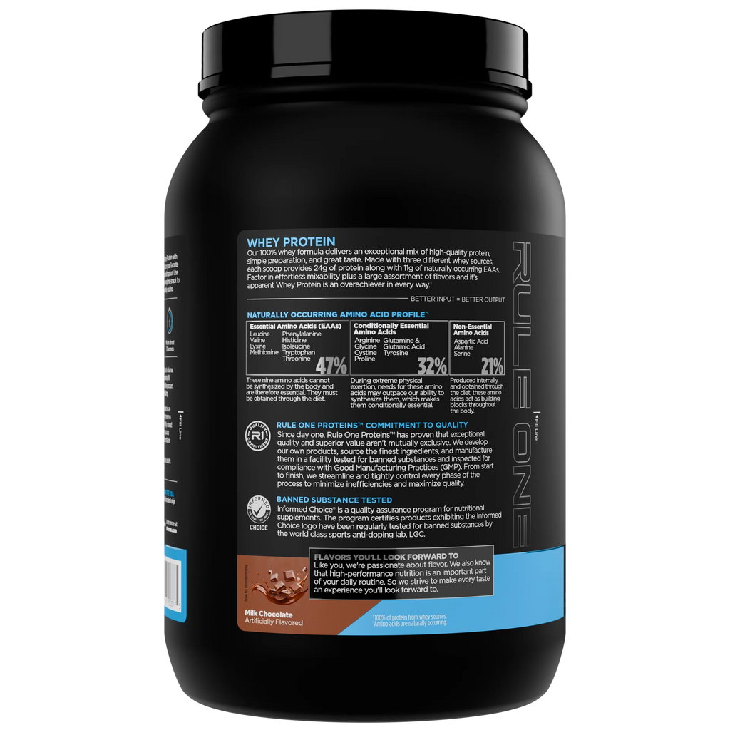 R1 - Whey Protein - PREORDER ONLY