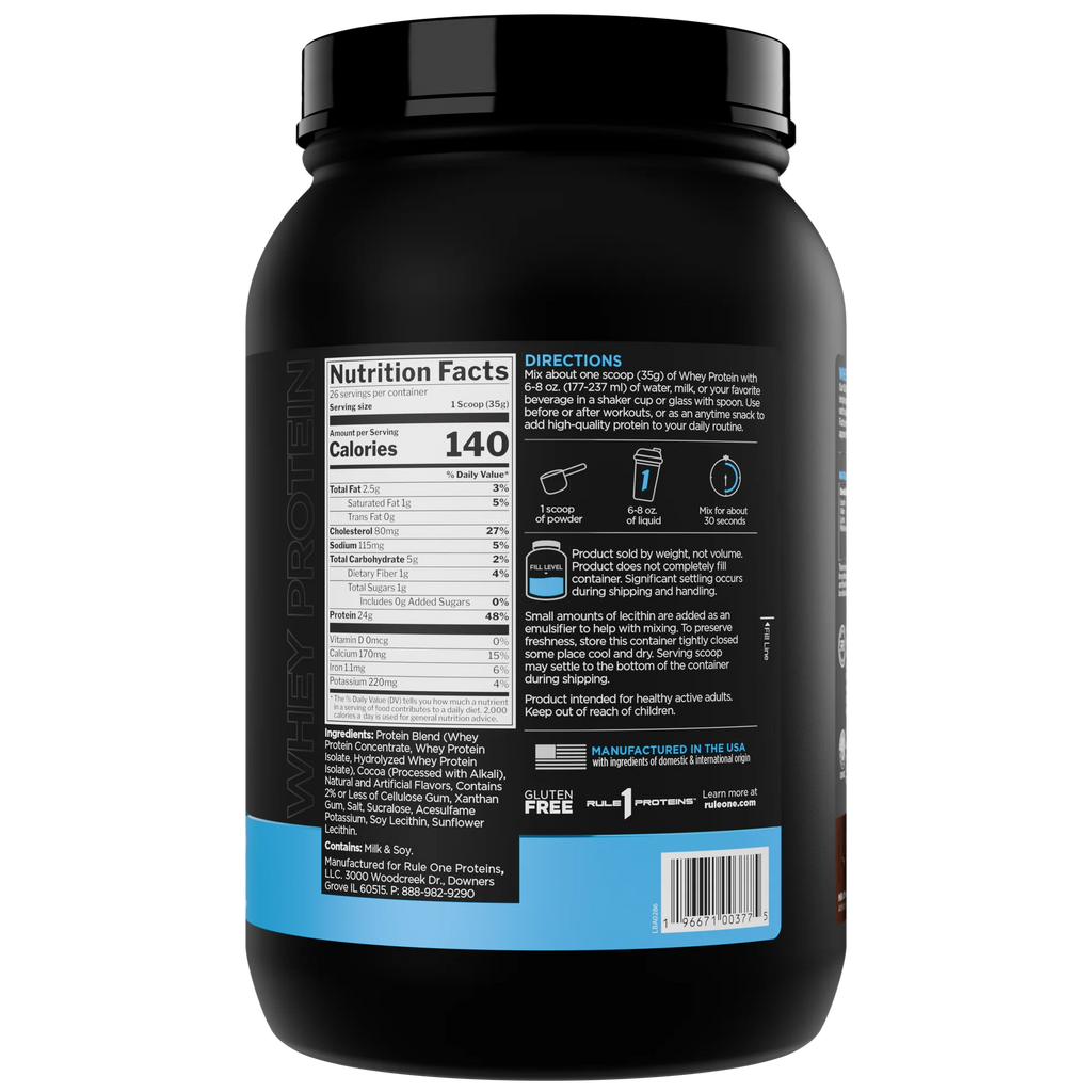 R1 - Whey Protein - PREORDER ONLY